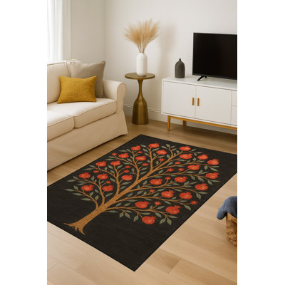 Tapis noir Mosso