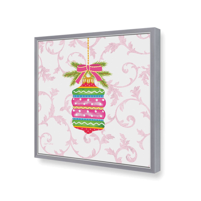 «Razzle Dazzle Ornament II» par Annie Lapoint, reproduction d'art, H 13,5 po x l 13,5 po, Argent argent
