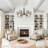 6 - Light Metal Tradition/Classic Dimmable Chandelier