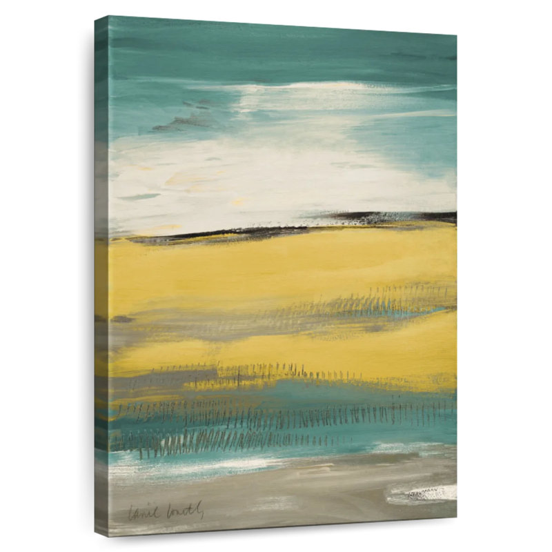 Avery Teal Flatlands, 12" H x 8" W