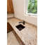 16" Gourmet Rectangular Hammered Copper Bar/Prep Sink