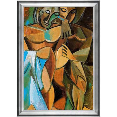 «Friendship» par Pablo Picasso, peinture sur toile à cadre flottant