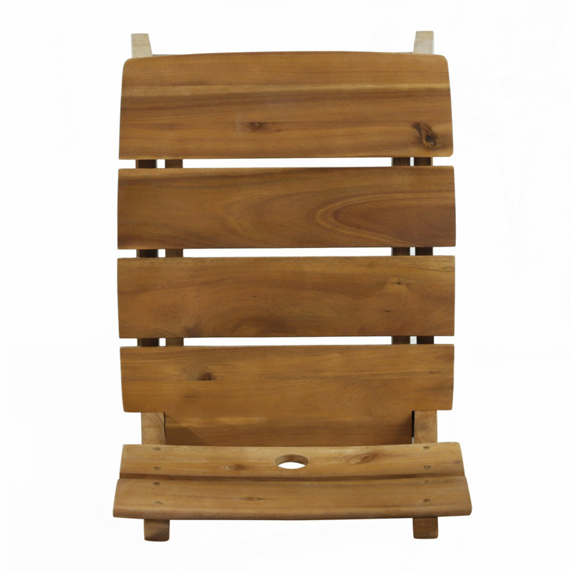 Tabouret de bar d'extérieur en bois