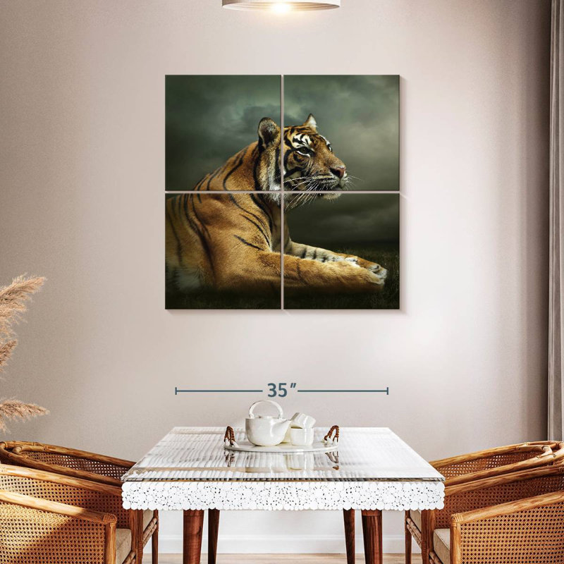 Brampt Stoic Tiger, 38'' H x 38'' W