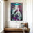 Lilie Aphrodite Statue Paint Brush Strokes