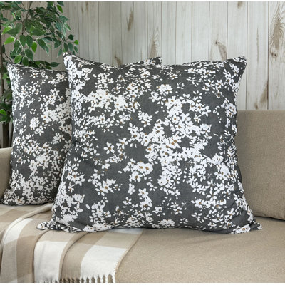 2 Pack Printed 26 x 26 inch Decorative Euro Shams
