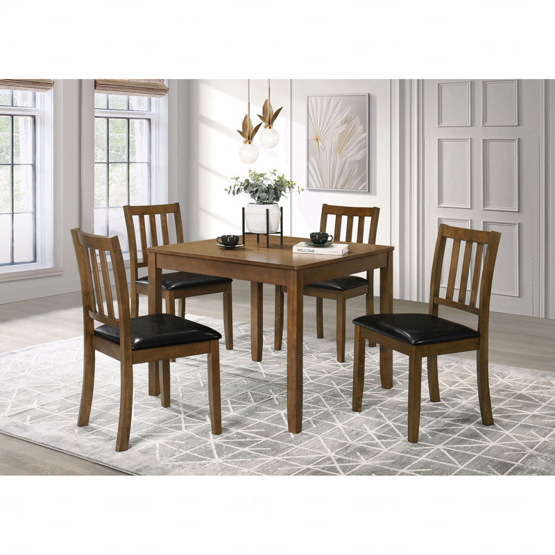 5-Piece Dining Set, Brown