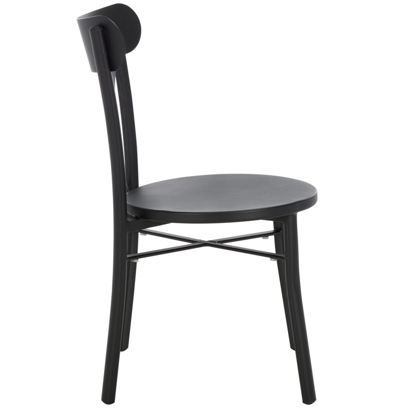 Outdoor Dining Side Chair, Black