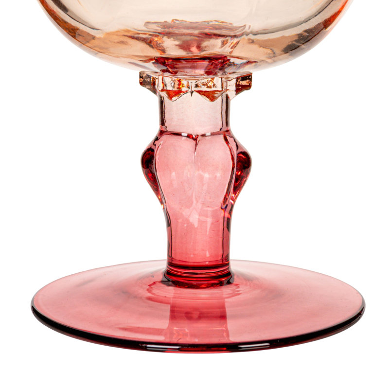 Verres à vin à deux tons
