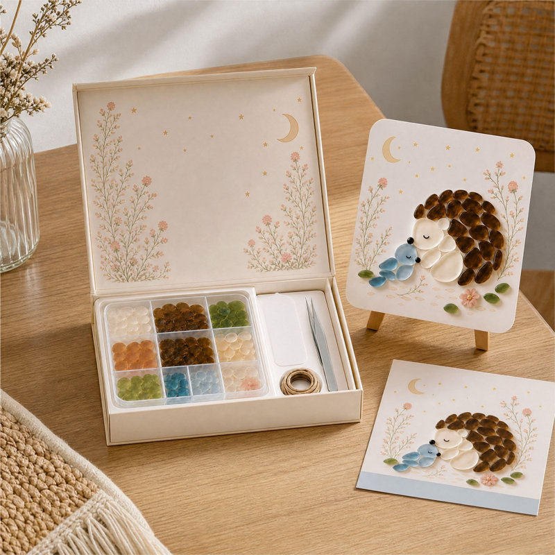 Trousse de décoration murale pour pendentif à faire soi-même avec support et autocollants (10 ml)., D