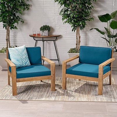 Chaise club avec coussins Santa ANA (ensemble de 2)