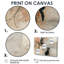 «Black and Grey Brushstroke», reproduction d'art sur toile-357223539-357223565-357223562