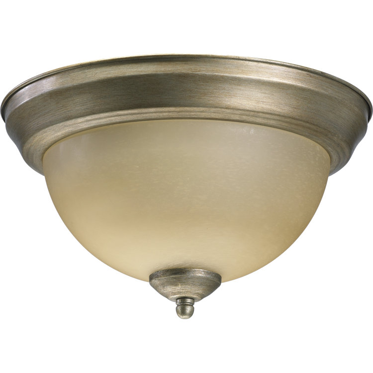 Plafonnier Baylor, H 6,5 po x l 11,25 po, Bronze huilé