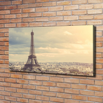 Eiffel Tower Paris - Wrapped Canvas Print