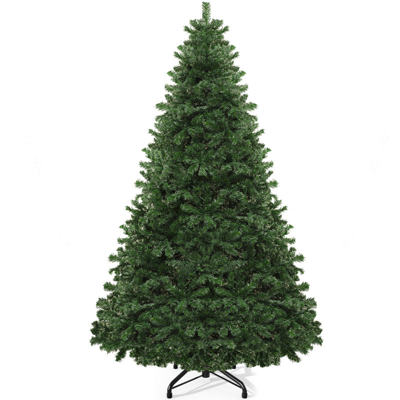 Green Artificial Pine Christmas Tree with Stand, 7.5 ft