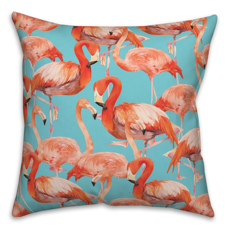 Outdoor Reversible Throw Pillow