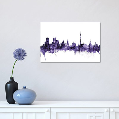 Moscow, Russia Skyline by Michael Tompsett - 1 Piece Wrapped Canvas Wall Art