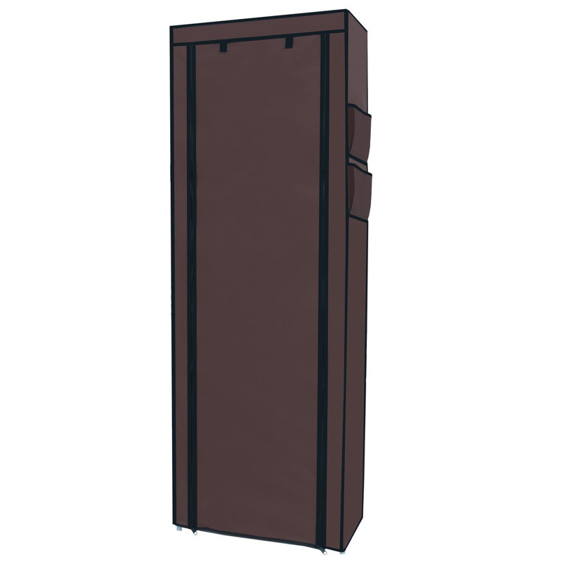 Anupam Fleece Wardrobe, Brown, white and pink