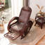 Chaise berçante en rotin naturel naturel-102437762