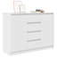 Sideboard With Drawers 100.5X35x76 Cm Engineered Wood-1406815759