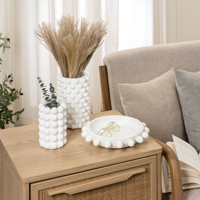 Ensemble de 3 vases cylindriques Petra