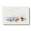 San Francisco Under A Pink Sky In Abstract - Wrapped Canvas-55338318