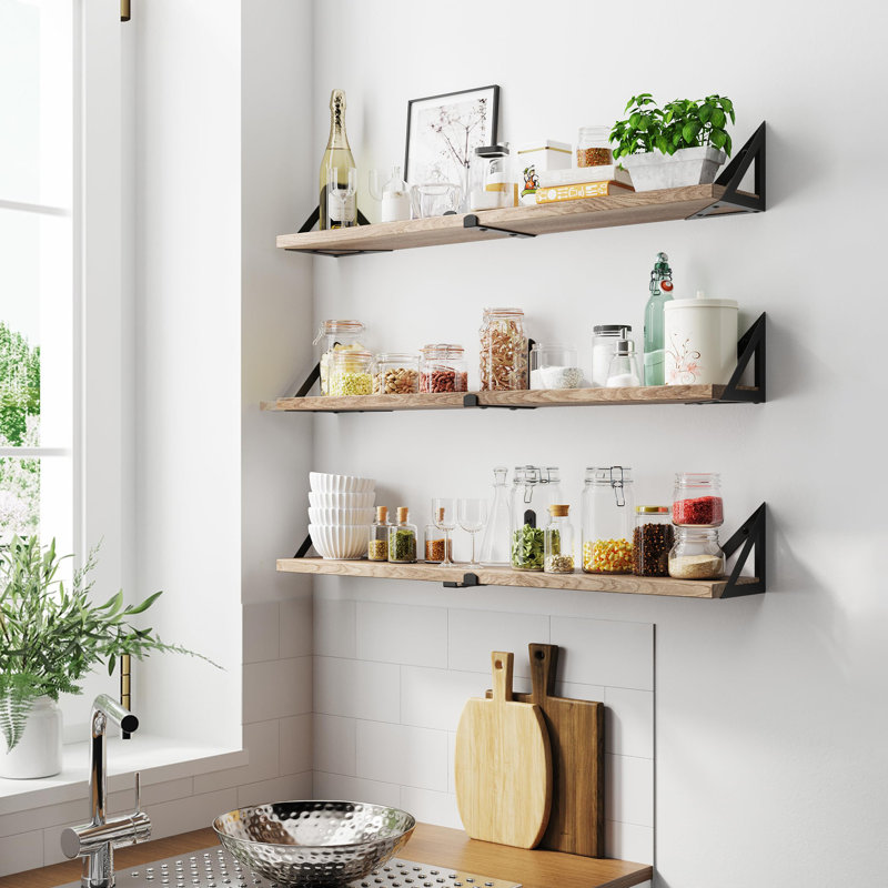 Rossbach Floating Shelf, Natural