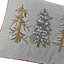 Housse de coussin en polyester brodé 