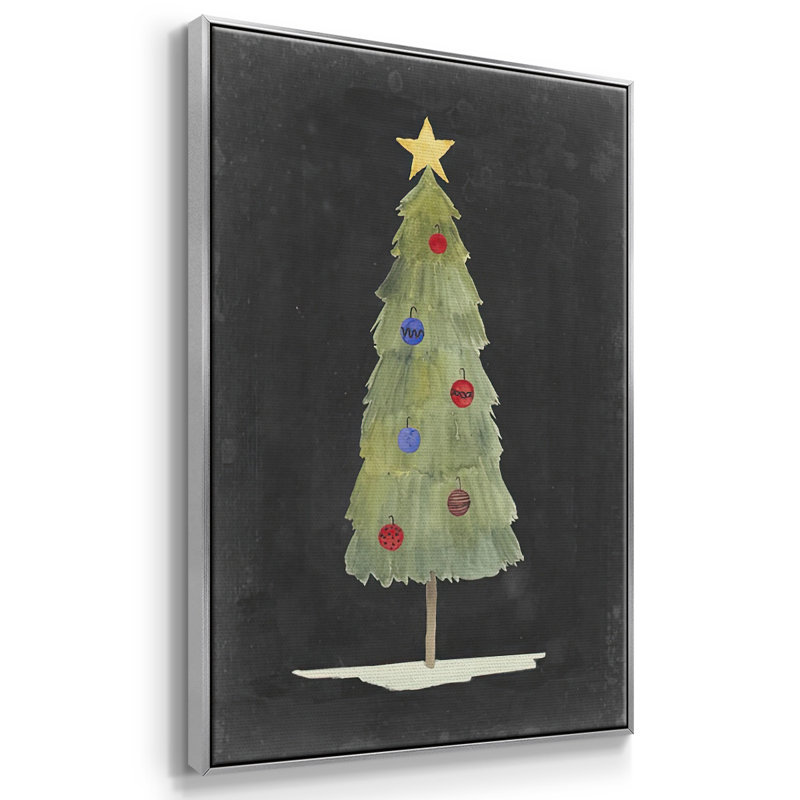 Lueur de Noël II, H 37 po x l 25 po x P 1,5 po, Gris