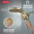Delta HydraChoice Hydrorain 5 Spray Dual Shower Head and Handheld Shower with H2Okinetic 2.5 GPM-1616985616