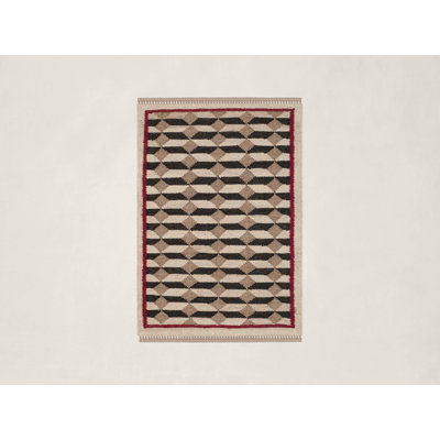 Ralph Lauren Tumbling Water Wool Geometric Rug