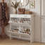 100cm Wooden Freestanding Shoe Storage Cabinet for Narrow Hallways - 24 Pair Capacity