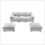Canapé modulaire 86,5 po Chenille-1465750303