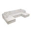 Canapé modulaire modulaire avec revêtement en velours côtelé moelleux, sans assemblage requis, siège personnalisable 5 pièces pour le salon ou la chambre à coucher
