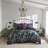 5 Piece Comforter Set Black Queen-125340942