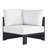 Modway Tahoe Outdoor Patio Powder-Coated Aluminum Modular Corner Chair-95616648