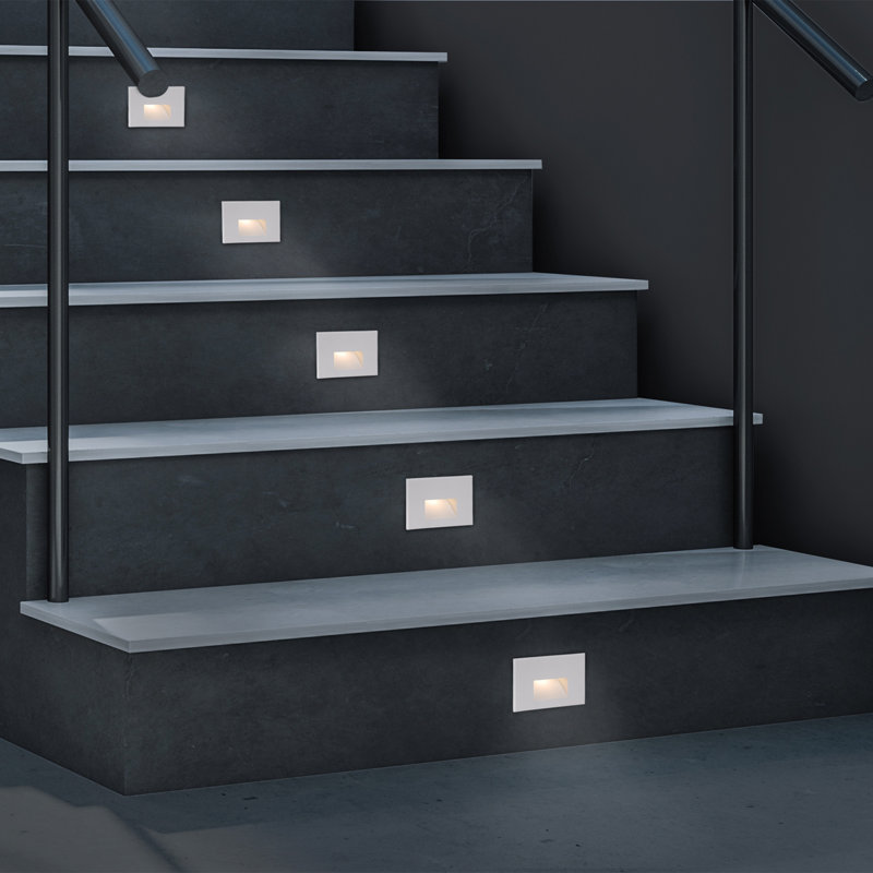 Stainless Steel LED Step Light with Frosted Acrylic Diffuser