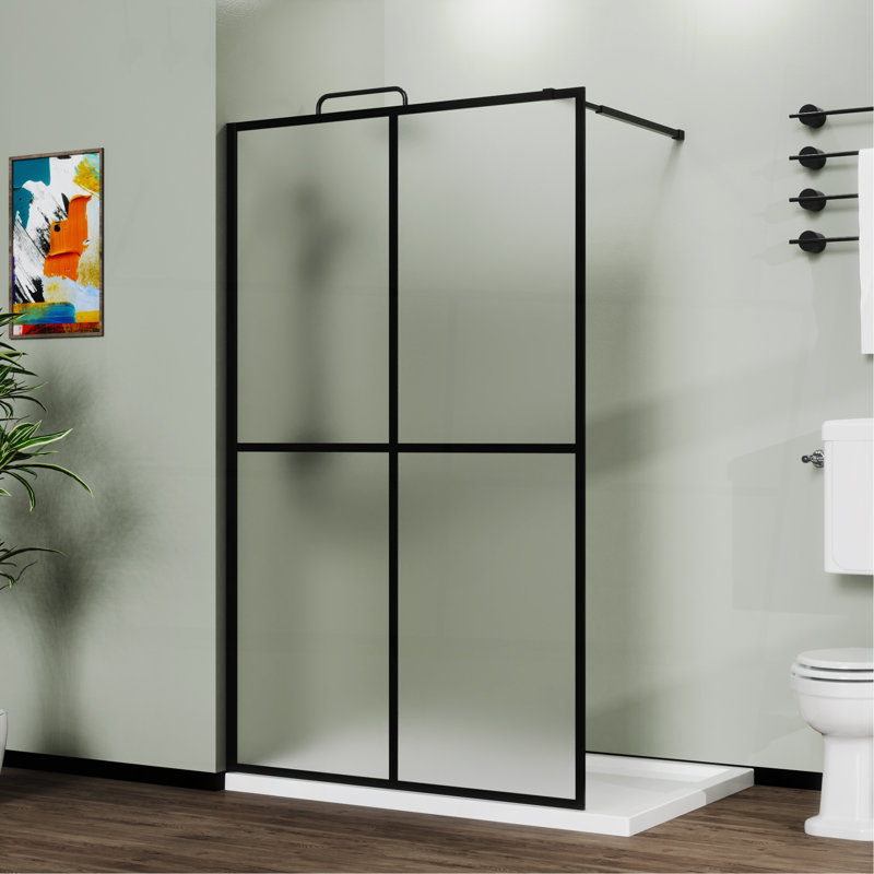Porte en verre trempé givré 34 po x 72 po