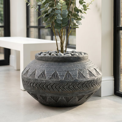 Cement Indoor Cachepot