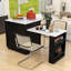 Élégant îlot de cuisine multifonctionnel avec table de salle à manger extensible, rangement double et prises de courant-635284791