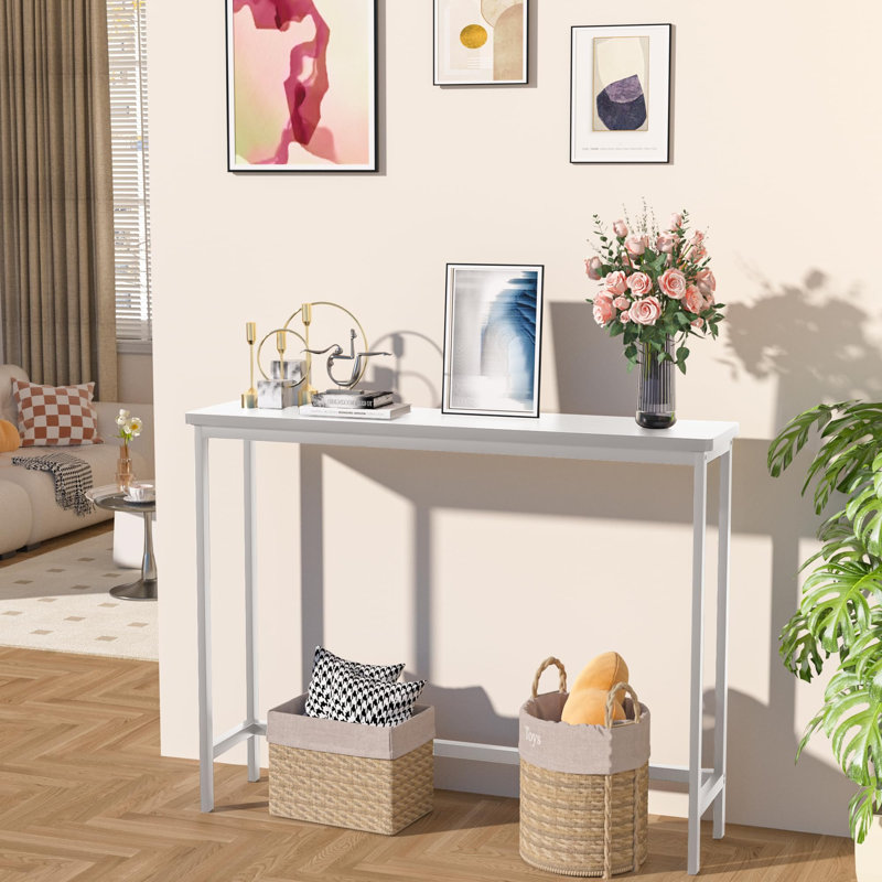 100cm Console Table, White