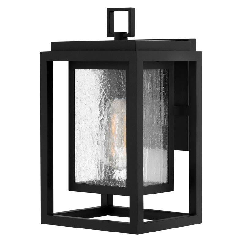 Lanterne murale d'extérieur République, Noir, H 12 po x l 7 po x P 6,75 po