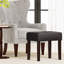 Tabouret de repose-pieds rectangulaire en cuir Nakendra-582534234-570125352