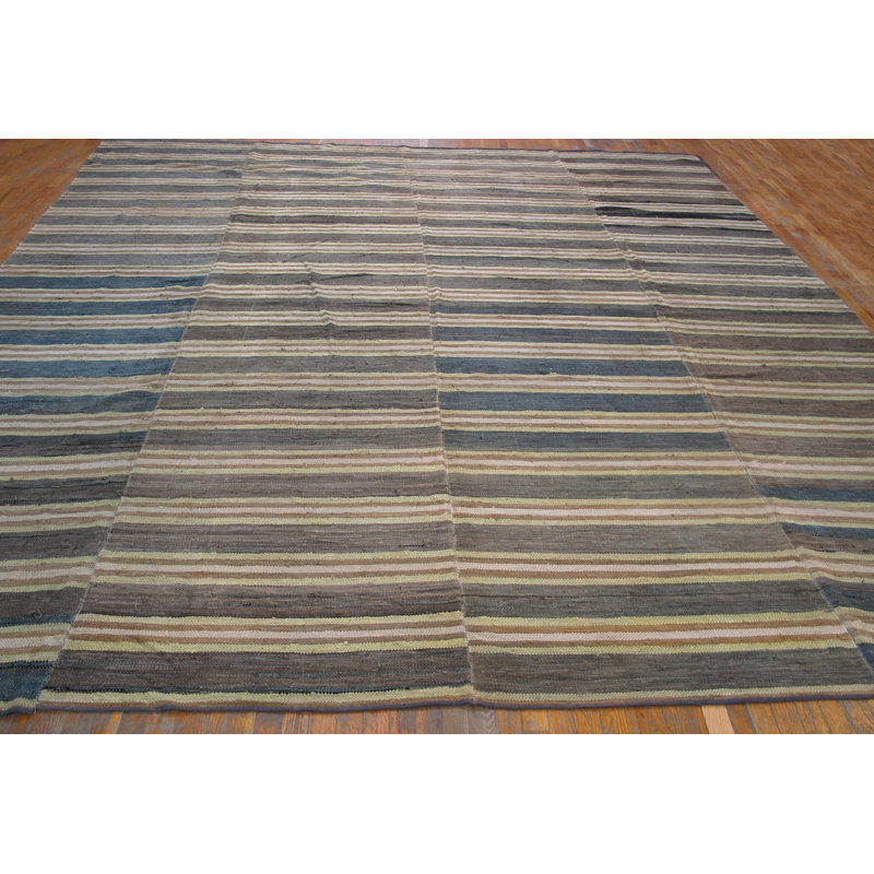Antique American Rag Rug America 1900s