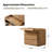 Waynesville Modern 25" W 3-Drawer Nightstand-108036789