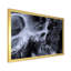 «Black and White Marble Waves», reproduction sur toile-67236309-67236317