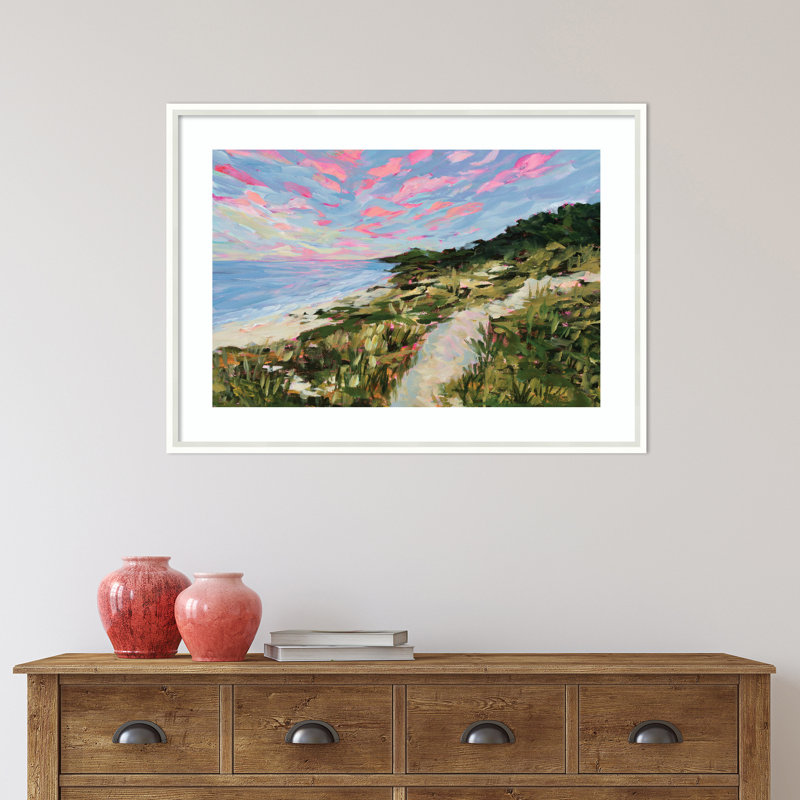 Traverse City par Havana - Reproduction sur cadre, H 24 po x l 33 po x P 2 po, Cadre blanc