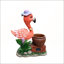 Sculpture de jardin Playful Flamingo avec jardinière intégrée et lumière solaire, ornement de jardin unique pour les présentoirs décoratifs