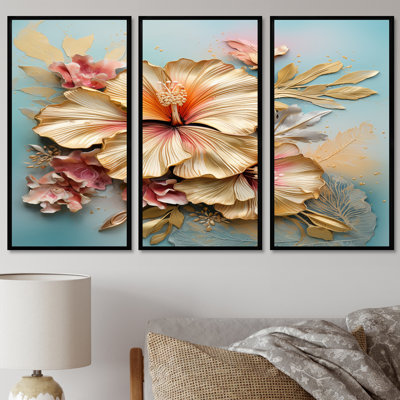 Ensemble de salon Adams - Hibiscus Wall Art