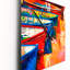 Horloge murale Bateaux dans le port pendant le coucher du soleil II-978473025